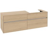Villeroy & Boch Collaro Villeroy & Boch C02300VJ 160x54.8x50cm, lavabo droit, Nordic Oak
