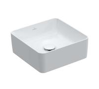 Villeroy und Boch Collaro poser 4A2138RW sans trop-plein, 38x38cm, pierre blanche C-plus