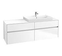 Villeroy & Boch Collaro Villeroy & Boch C02700MS 160x54.8x50cm, lavabo droit, White Matt