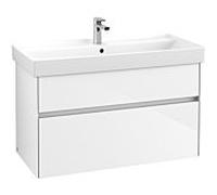 Villeroy & Boch Meuble sous-lavabo suspendu Collaro C01100DH 95,4×54,6×44,4 cm blanc brillant