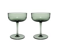 Villeroy & Boch Coupe à champagne Like 10 cl. lot de 2 Sage
