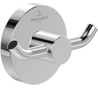 Villeroy & Boch Crochet porte-serviettes Elements Tender double chromé 76x54x32 mm TVA15101200061