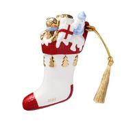 Villeroy & Boch Décoration de Noël botte Christmas Classics Blanc-rouge
