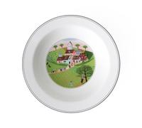Villeroy & Boch Design Naif Assiette à salade Mariage, Porcelaine Premium, Blanc/Multicolore