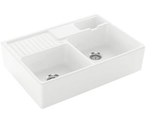 Villeroy & Boch Double-Bowl évier en céramique 89.5x63 cm blanc 632391R1