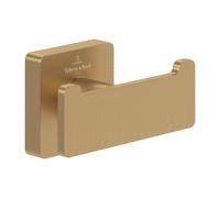 Villeroy & Boch Crochet porte-serviettes double Elements Striking TVA15201200076 or brossé 80x44x45