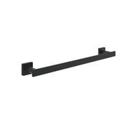 Villeroy & Boch Elements Striking Porte-Serviettes de Salle de Bain pour Montage Mural, en Laiton, carré, Longueur 495 mm, Noir Mat