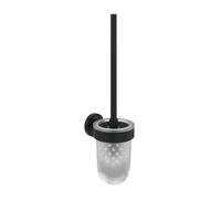 Villeroy & Boch Elements Tender brosse wc à visser noir TVA151016000K5