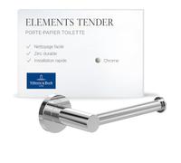 Villeroy und Boch Porte-papier hygiénique Elements Tender TVA15101400061 177x54x83mm, sans couvercle, chromé