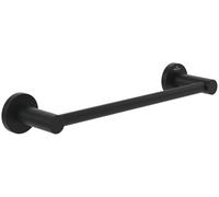 Villeroy & Boch Elements Tender Porte-Serviettes de Salle de Bain, pour Montage Mural, en Zinc, Rond, Longueur 366 mm, Noir Mat