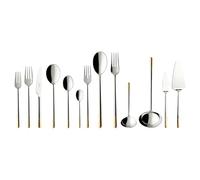 Villeroy & Boch - Ella partiellement doré Ménagère Couverts 113 Pièces, Garanti Lave-Vaisselle, Ensemble de Couverts de Table Complet, Set Élégant Inox, Acier Inoxydable