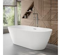 Villeroy & Boch Embrace Baignoire en îlot, ovale, UBA180EMB9PD00V-RW,