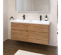 Villeroy & Boch Embrace Meuble avec lavabo double, 4 tiroirs, 5A62D5R1+B90900RH,