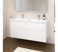 Villeroy & Boch Embrace Meuble avec lavabo double, 4 tiroirs, 5A62D5R1+B90900VE,