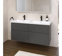 Villeroy & Boch Embrace Meuble avec lavabo double, 4 tiroirs, 5A62D5R1+B90900VR,