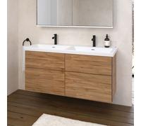 Villeroy & Boch Embrace Meuble avec lavabo double, 4 tiroirs, 5A62D5RW+B90900RH,