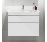 Villeroy & Boch, ensemble meuble-lavabo Venticello, 80 cm, avec 2 tiroirs, 1 trou de robinet et 1 trop-plein