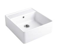 Villeroy & Boch - Évier en céramique 63x60 cm avec vidage, CeramicPlus, blanc alpin 632061R1
