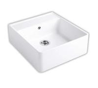 Villeroy & Boch - Évier en céramique 63x60 cm, CeramicPlus, Stone White 632061RW