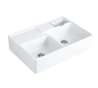 Villeroy & Boch - Évier en céramique 90x63 cm avec vidage, CeramicPlus, blanc alpin 632391R1