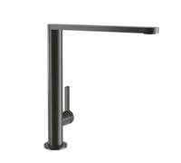 Villeroy & Boch Finera, mitigeur de cuisine, bec de 251 mm - Anthracite | Mitigeur de cuisine haute pression, robinet d'évier, cartouche en céramique, bec 360°, installation facile, 92700005
