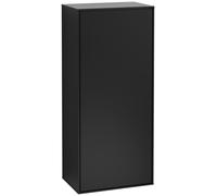 Villeroy & Boch Finion armoire latérale, 1 porte, charnières à droite, avec éclairage, 418x936x270mm, G57000PD, Couleur: Laque noire mate