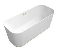 Villeroy & Boch Finion baignoire en îlot 177FIN7A200V201 170x70cm, anneau design, blanc , champagne