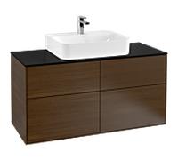 Villeroy & Boch Finion cabinet G13200GN 120x60,3cm, placage noyer