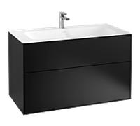 Villeroy & Boch Finion Élément bas F02000PD 99,6x59,1x49,8cm, Laque noire mate