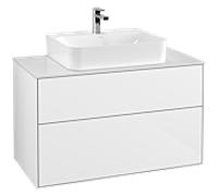 Villeroy & Boch Finion Élément bas F10100GF 100x60,3x50,1cm, Glossy White Laque