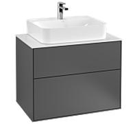 Villeroy & Boch Finion Élément bas G09100GK 80x60,3x50,1cm, Anthracite Mat