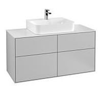 Villeroy & Boch Finion Élément bas G13100GJ 120x60,3cm, Gris clair mat