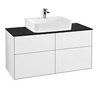 Villeroy & Boch Finion Élément bas G13200GF 120x60,3cm, Glossy White Laque