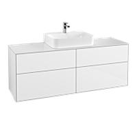 Villeroy & Boch Finion Élément bas G19100GF 160x60,3cm, Glossy White Laque