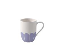 Villeroy & Boch - Fleur bleu mug à anse bleu, résistant lave-vaisselle/micro-ondes, mug pour le café et les boissons chaudes, tasse à thé, tasse à poignée, mug à café, tasse à café, Porcelaine Premium