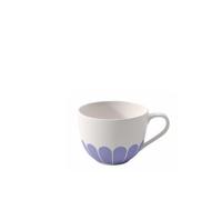 Villeroy & Boch - Fleur bleu tasse à café bleue, rés. lave-vaisselle/four à micro-ondes, tasse pour le café ou le thé, mug à café, mug motif floral, tasse à cappuccino, tasse à thé, Porcelaine Premium