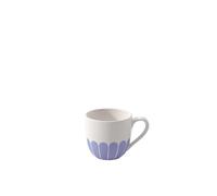 Villeroy & Boch - Fleur bleu tasse à expresso bleue, rés. lave-vaisselle/four à micro-ondes, petite tasse à expresso ou petit café, petite tasse à café, vaisselle motif floral, Porcelaine Premium
