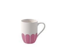 Villeroy & Boch - Fleur cassis mug à anse rose, rés. lave-vaisselle/micro-ondes, mug pour le café et les boissons chaudes, tasse à thé, tasse à poignée, mug à café, tasse à café, Porcelaine Premium