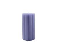 Villeroy & Boch - Fleur Gifts grosse bougie, dimensions : env. 7,5 נ15 cm, bleu, bougie décorative au design floral, cire (paraffine)