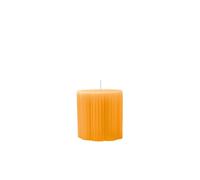 Villeroy & Boch - Fleur Gifts grosse bougie, dimensions : env. 7,5 נ7,5 cm, jaune, bougie décorative au charme floral, cire de couleur vive (paraffine)