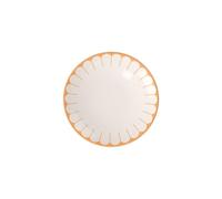 Villeroy & Boch - Fleur soleil assiette pour le petit-déjeuner jaune, rés. lave-vaiss./micro-ondes, ass. dessert, pte ass. pr petit-déjeuner, desserts et snacks, ass. à gâteau orange, Porcel. Premium