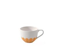 Villeroy & Boch - Fleur soleil tasse à café jaune, rés. lave-vaisselle/four à micro-ondes, tasse pr café/thé, mug à café, mug motif floral orange, tasse à cappuccino, tasse à thé, Porcelaine Premium
