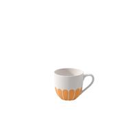 Villeroy & Boch - Fleur soleil tasse à expresso jaune, résist. lave-vaisselle/four à micro-ondes, petite tasse à expresso ou petit café, petite tasse à café orange, motif floral, Porcelaine Premium