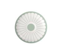 Villeroy & Boch - Fleur sous-tasse à cappuccino, dimensions : environ 17,5 נ17,5 נ2,5 cm, vert, lave-vaisselle et four à micro-ondes, décor floral, sous-tasse à café en porcelaine Premium