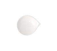 Villeroy & Boch Flow Assiette à Pain, 20 x 17 cm, Porcelaine Premium, Blanc