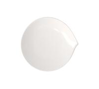 Villeroy & Boch – Assiette plate Flow – 28 x 27 cm – Porcelaine premium blanc