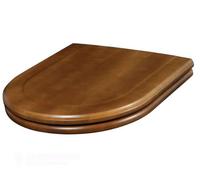 Villeroy & Boch Hommage - abattant de WC avec couvercle, bois - abattant, charnières en acier allié 9926K100