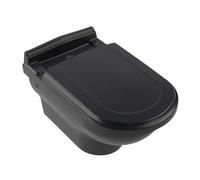 Villeroy & Boch Hommage - Cuvette de WC suspendue, CeramicPlus, Pure Black 6661B0R7