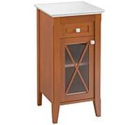 Villeroy & Boch Hommage latérale Hommage 89641001 noyer, poignées blanches, charnière à gauche
