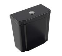 Villeroy & Boch Hommage - Réservoir de chasse d’eau, remplissage latéral, CeramicPlus, TitanGlaze, Pure Black 772111R7